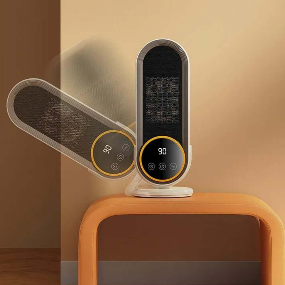 Chauffage d'appoint céramique compact avec télécommande