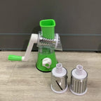 Mandoline de cuisine pour légumes, pieds antidérapants, vert ou bleu