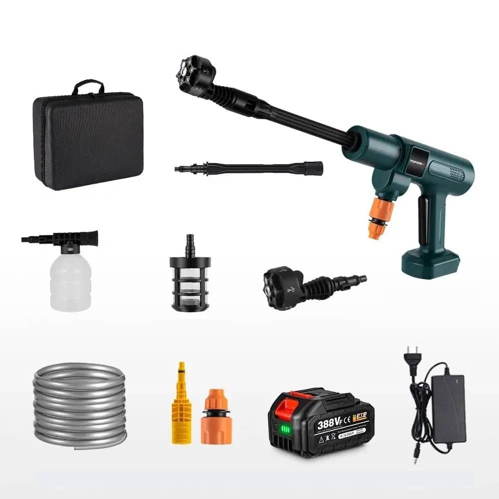 Nettoyeur haute pression sans fil sur batterie 18 V, avec mallette