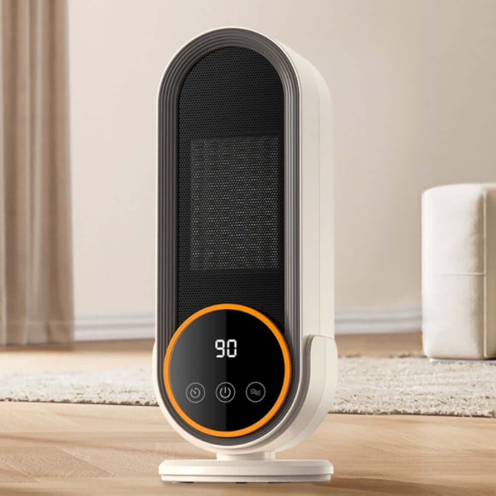 Chauffage d'appoint céramique compact avec télécommande