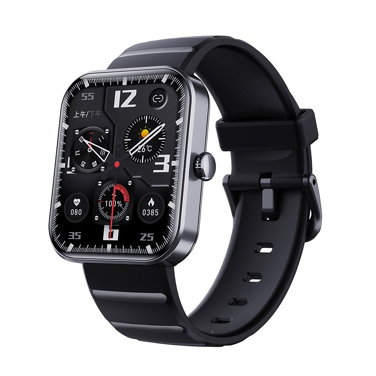 Montre connectée étanche unisexe, appels Bluetooth et modes sportifs