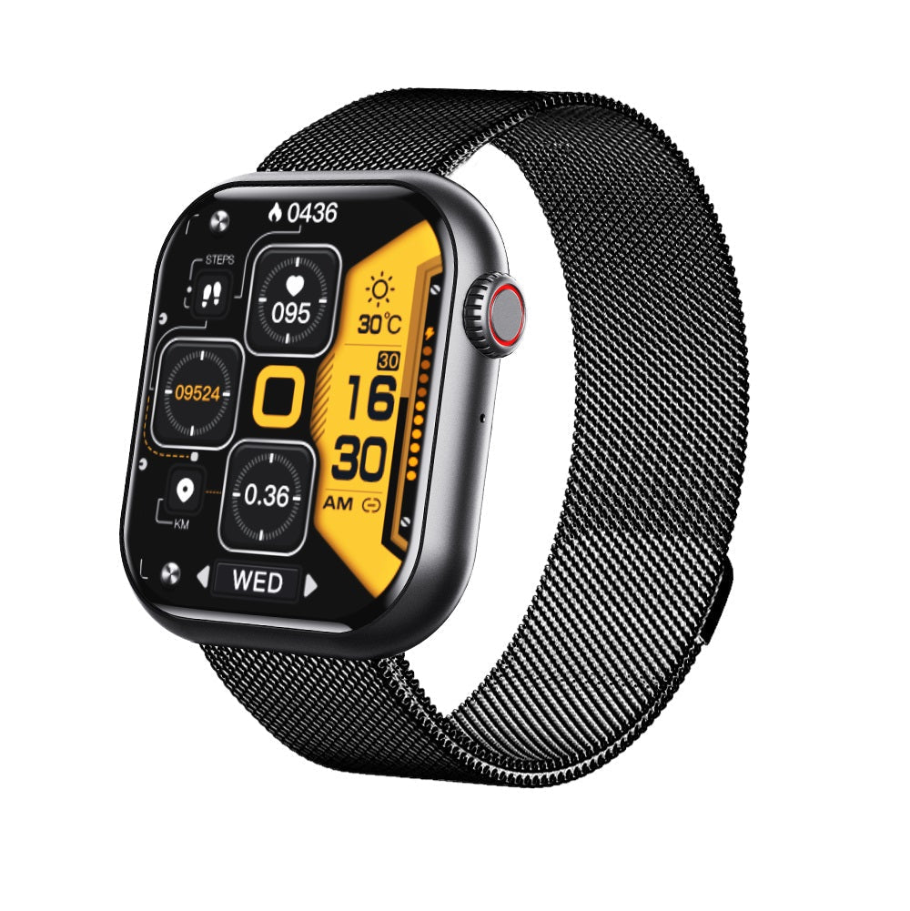Montre connectée étanche unisexe, appels Bluetooth et modes sportifs