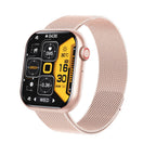 Montre connectée étanche unisexe, appels Bluetooth et modes sportifs