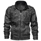 Veste homme toutes saisons, noir vintage ou camel, du S au 3XL, noir vintage