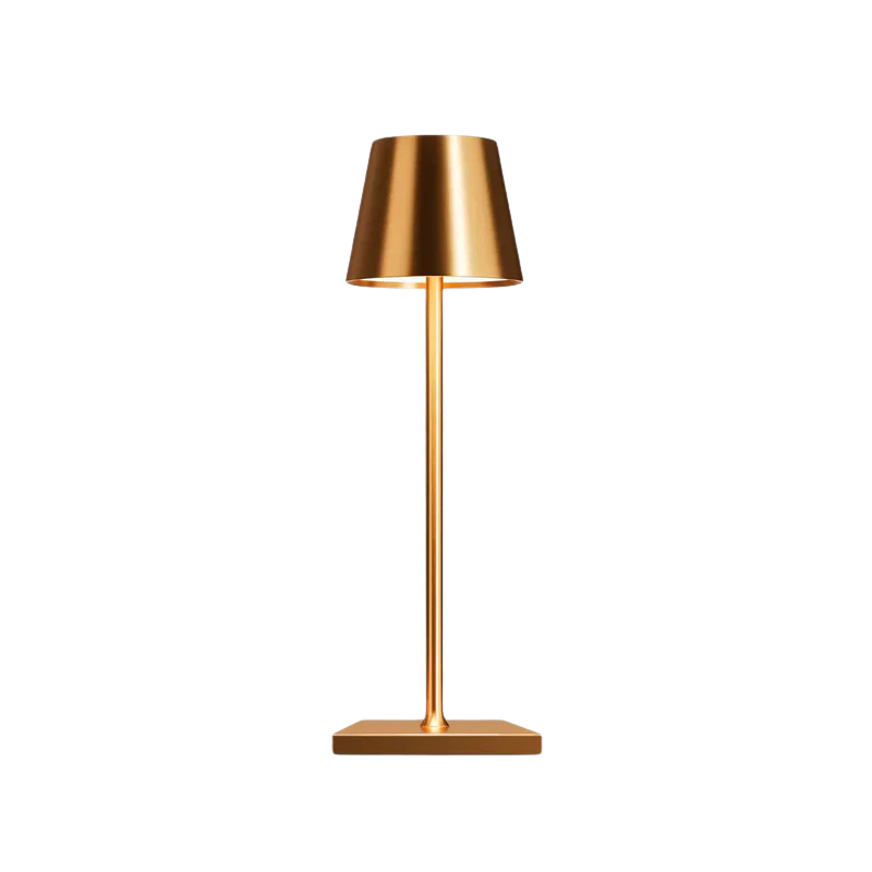 Lampe sans fil rechargeable tactile, 38,1 cm, blanc chaud, doré