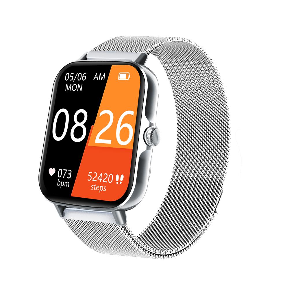 Montre connectée étanche unisexe, appels Bluetooth et modes sportifs