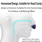 Mini appareil nasal à embouts en silicone, autonomie 8 à 10 h