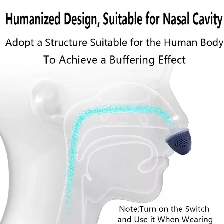 Mini appareil nasal à embouts en silicone, autonomie 8 à 10 h