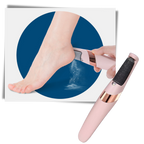 Râpe électrique pour les pieds rechargeable, deux vitesses