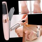 Râpe électrique pour les pieds rechargeable, deux vitesses
