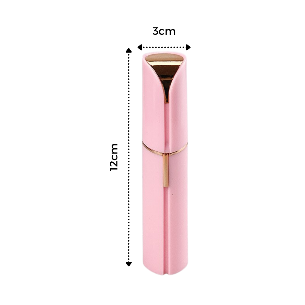 Rasoir visage femme à tête pivotante, format de poche