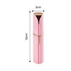 Rasoir visage femme à tête pivotante, format de poche