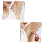 Rasoir visage femme à tête pivotante, format de poche