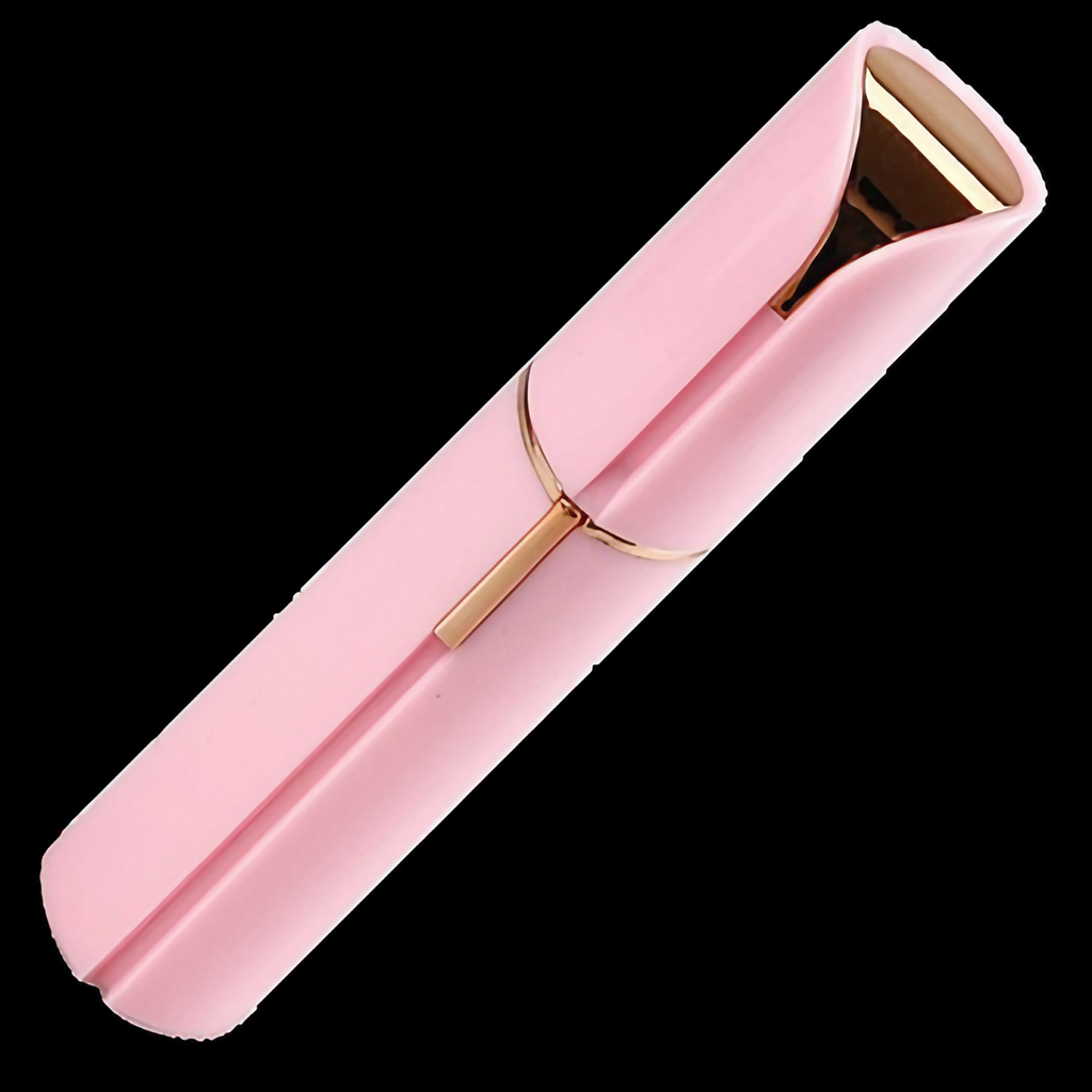 Rasoir visage femme à tête pivotante, format de poche, rose
