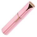 Rasoir visage femme à tête pivotante, format de poche, rose