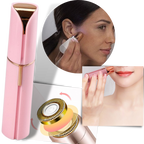 Rasoir visage femme à tête pivotante, format de poche