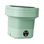 Machine à laver pliante 17 L, portable, trois coloris, vert