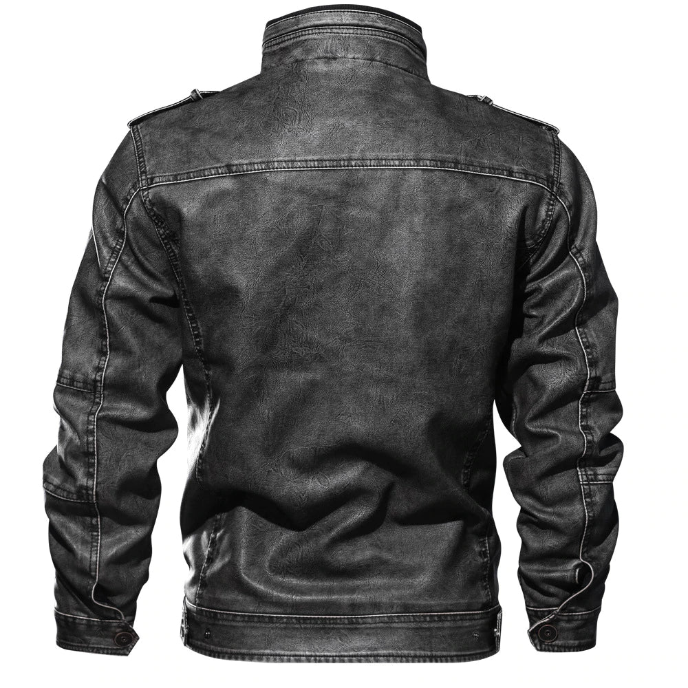 Veste homme toutes saisons, noir vintage ou camel, du S au 3XL