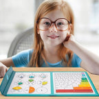 Disque de fractions magnétique, outil pédagogique de calcul