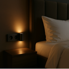 Applique LED à brancher sur prise, capteur jour et nuit, 3000K