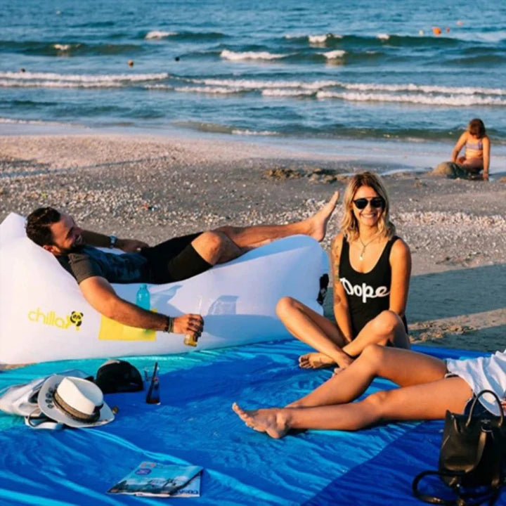 Couverture de plage anti-sable pour 5 à 8 adultes