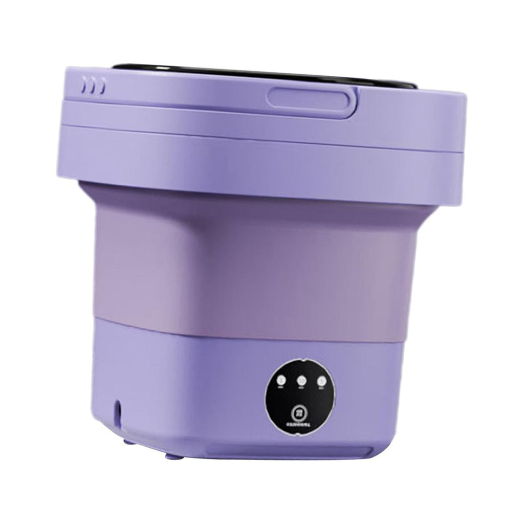 Machine à laver pliante 17 L, portable, trois coloris, bleu et violet