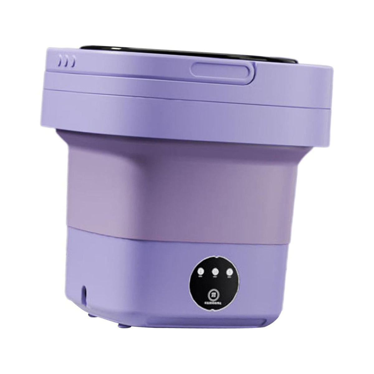 Machine à laver pliante 17 L, portable, trois coloris, bleu et violet
