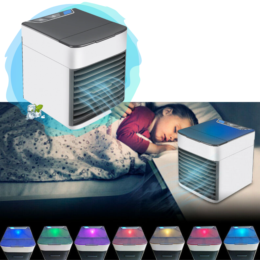 Rafraîchisseur d'air portable USB 3 en 1, réservoir 400 ml