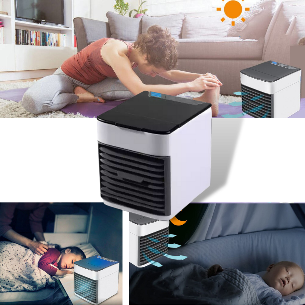 Rafraîchisseur d'air portable USB 3 en 1, réservoir 400 ml