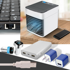 Rafraîchisseur d'air portable USB 3 en 1, réservoir 400 ml