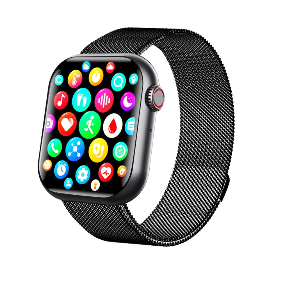 Montre connectée étanche unisexe, appels Bluetooth et modes sportifs