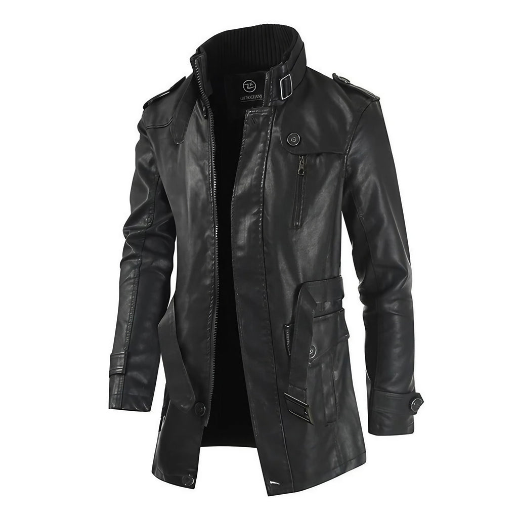 Veste longue homme, trois coloris, du M au 4XL, noir