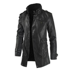 Veste longue homme, trois coloris, du M au 4XL, noir