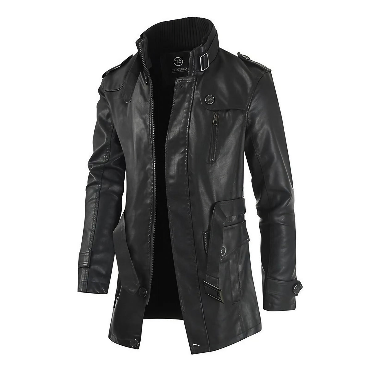 Veste longue homme, trois coloris, du M au 4XL, noir