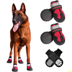 Bottes pour chien imperméables à semelle en caoutchouc