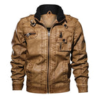 Veste homme toutes saisons, noir vintage ou camel, du S au 3XL, camel