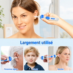 Nettoyeur d'oreilles par aspiration, prise en main ergonomique