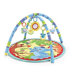 Tapis d'éveil bébé avec jouets suspendus et balles, cinq motifs