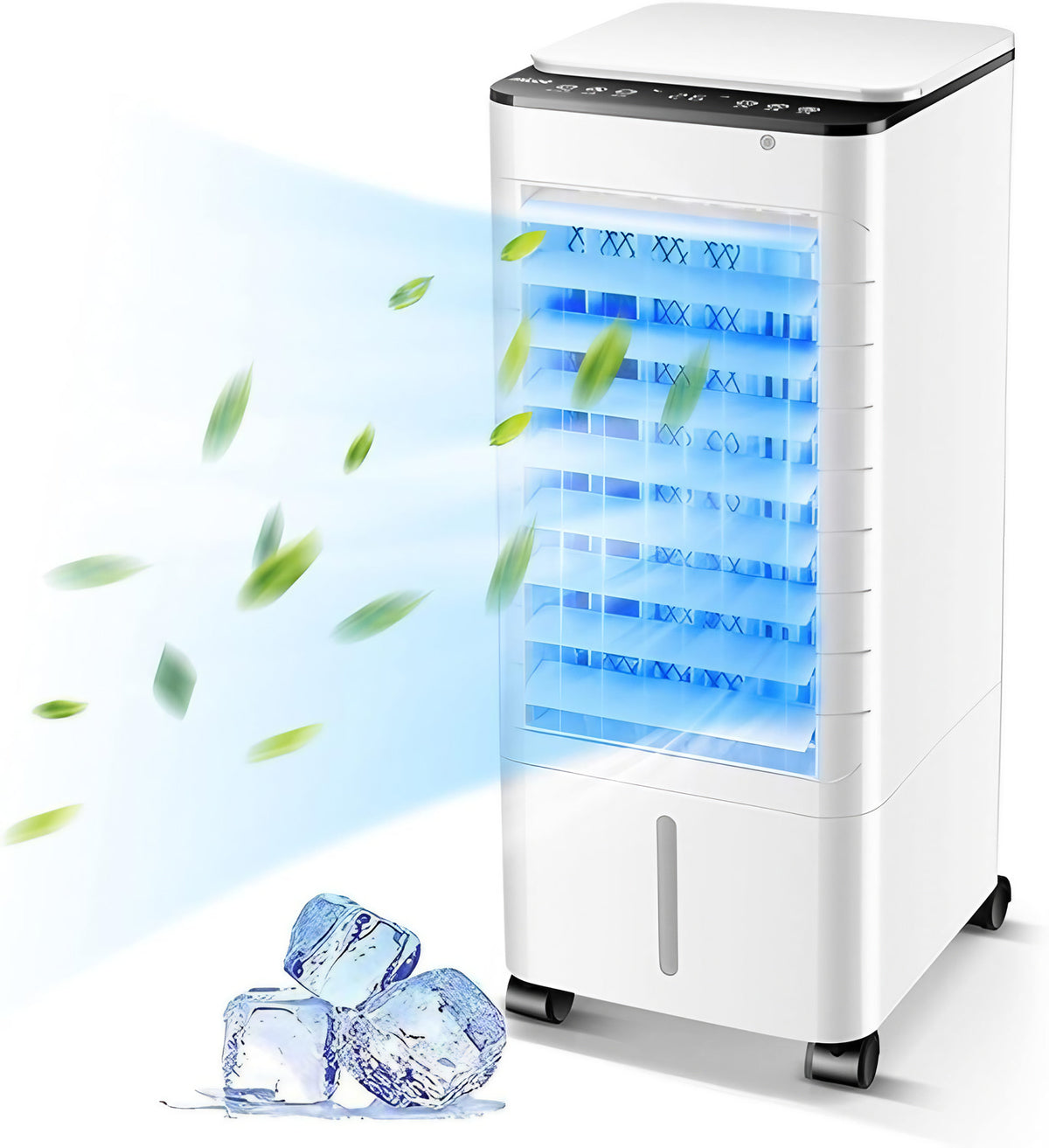 Rafraîchisseur d'air évaporatif à réservoir de 5 litres, 60 W