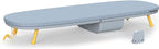 Table à repasser pliante compacte, cadre acier, 89 x 33 cm