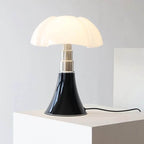 Lampe à poser LED à hauteur réglable, acrylique et acier, noir