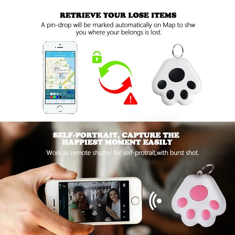 Traceur pour chien Bluetooth, alerte sur smartphone, huit coloris