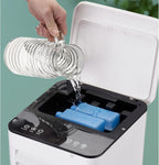 Rafraîchisseur d'air évaporatif à réservoir de 5 litres, 60 W