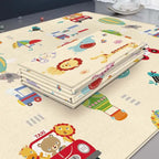 Tapis de jeu bébé XXL en mousse EVA, 180 x 100 cm, pliable