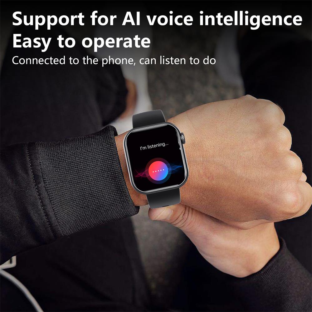 Montre connectée étanche unisexe, appels Bluetooth et modes sportifs