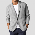 Blazer homme léger pour l'été, coupe moderne, du S au 3XL, gris