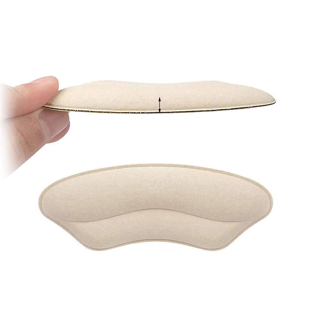 Protège-talons adhésifs anti-frottement, lot de 8, trois coloris, blanc