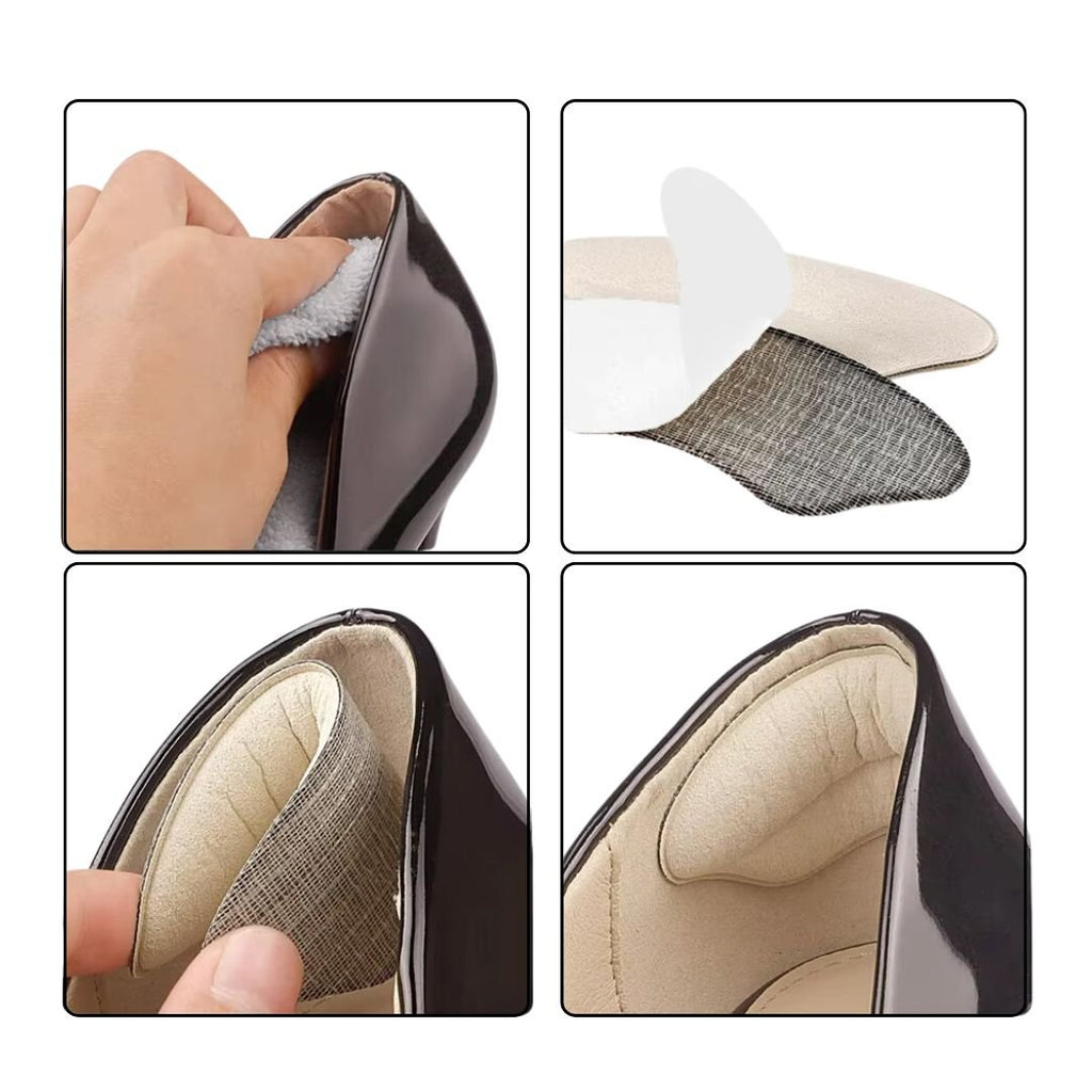 Protège-talons adhésifs anti-frottement, lot de 8, trois coloris