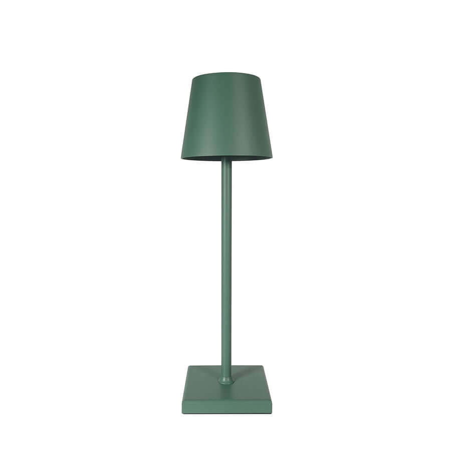 Lampe de table sans fil en aluminium, 28 heures d'autonomie, vert