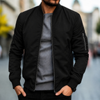 Blouson bomber homme à bords côtelés, cinq coloris